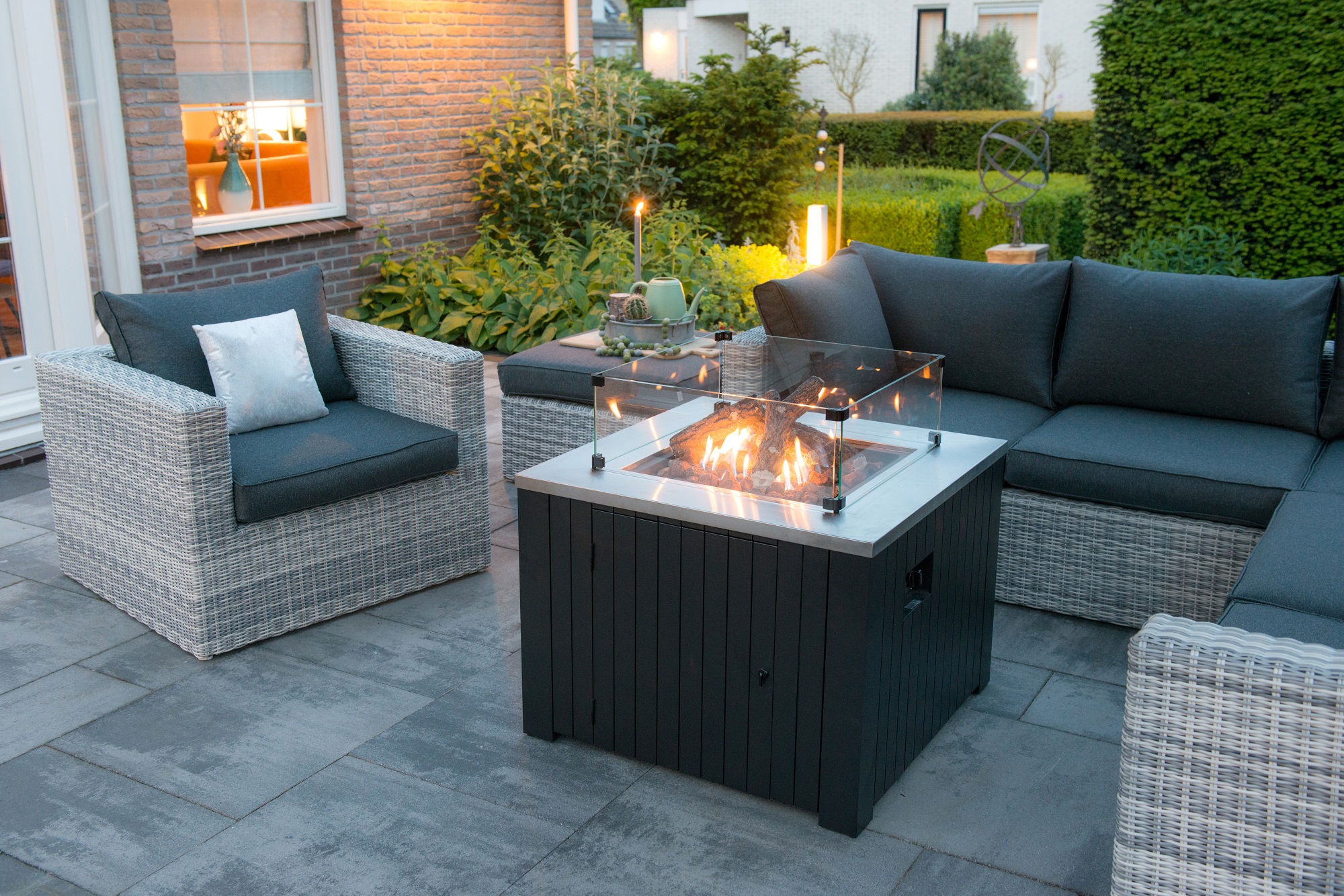 Wicker loungeset blijft een trend!