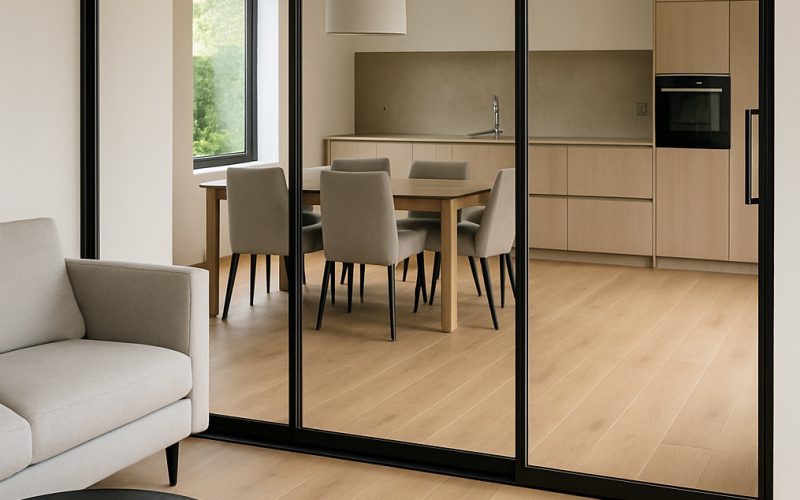 Glas in het interieur: hoe een schuifwand je ruimte transformeert